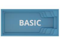 Rozpočet pre keramický bazén Compass Pools FUN 74 - výbava BASIC