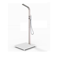 Douches avec eau froide et chaude