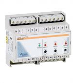 Elektronische Niveauregulierung + 7x Sonde, zur DIN-Schienenmontage