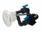 Gegenstrom V-JET 66 m3 / h, 400 V, 2,2 kW, für Folie, Muffen und Rohrleitung Ø 63 mm