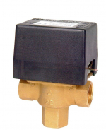 Elektrický trojcestný ventil. Pripojenie 3/4“ in 230 V