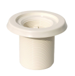 Grundelement Düse MTS, R 2" x 1½" ABS, Länge 40 mm, 6 Löcher für Flanschset, Farbe weiß, für Folienpools