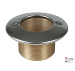 Hugo Lahme sacia tryska, červený bronz, napojenie vonkajší závit 2", dĺžka 40 mm, pre keramické a prefabrikované bazény