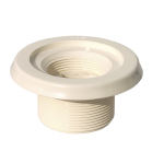 Grundelement Düse MTS, R 2" Anschluss mit AG 2" x 1½" ABS, Länge 40 mm, Farbe weiß, für Folien und Fertigbecken