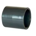 PVC tvarovka - Spojka 32 mm, DN=32 mm, lepenie/lepenie, vnútorné lepenie