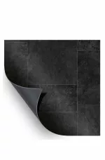 AVfol Relief - 3D Black Marmor Tiles; 1,65 m šíře, 1,6 mm, 20 m role - Bazénová fólie