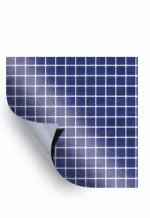 AVfol Relief - 3D Mozaik Dark Blue; 1,65 m szélesség, 1,6 mm vastagság, 20 m tekercs - Medence fólia
