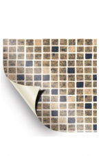 AVfol Decor - Sandig Mosaik; 1,65 m Breite, 1,5 mm, 25 m Rolle - Poolfolie