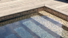 AVfol Decor - Sandig Mosaik; 1,65 m Breite, 1,5 mm, 25 m Rolle