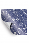 AVfol Decor - Niebieski Marmur; Szerokość 1,65 m, rolka 1,5 mm, 25 m - Folia basenowa