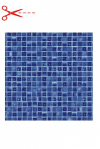 AVfol Decor Protišmyk - Mozaika Aqua; 1,65 m šírka, 1,5 mm, metráž