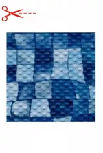 AVfol Decor Protiskluz - Mozaika Aqua Disco; 1,65 m šíře, 1,5 mm, metráž - Bazénová fólie, cena je za m2