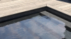 Płaskorzeźba AVfol - Czarny Marmur 3D; Szerokość 1,65 m, grubość 1,6 mm, metraż - Folia basenowa, cena za m2