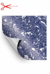 AVfol Decor - Niebieski Marmur; Szerokość 1,65 m, grubość 1,5 mm, metraż - Folia basenowa, cena za m2