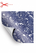 AVfol Decor - Blue Marmor; 1,65 m Breite, 1,5 mm, Meterware - Poolfolie, Preis pro m2