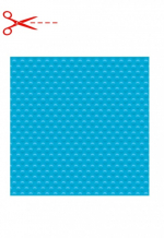 AVfol Master Protiskluz - Modrá; 1,65 m šíře, 1,5 mm, metráž - Bazénová fólie, cena je za m2