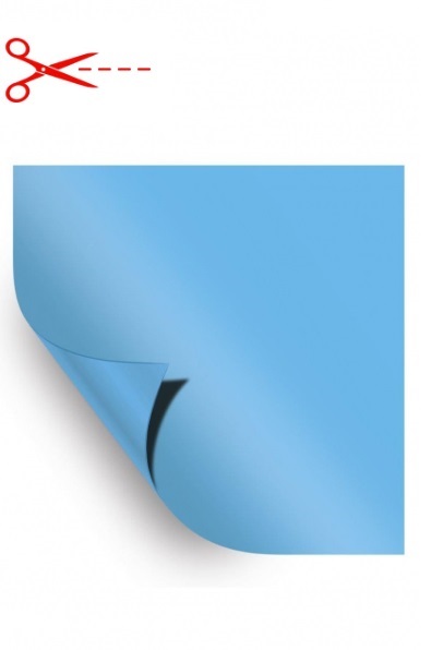 AVfol Profi - Blau; 2,05 m Breite, 1,5 mm, Meterware - Poolfolie,