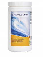 Chemoform stabilizátor chlóru 1 kg - granulovaný přípravek pro ustálení hladiny chlóru v bazénové vodě