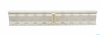 Kratka przelewowa, kratka biała GW 2035 - szerokość 196 mm, wysokość 35 mm