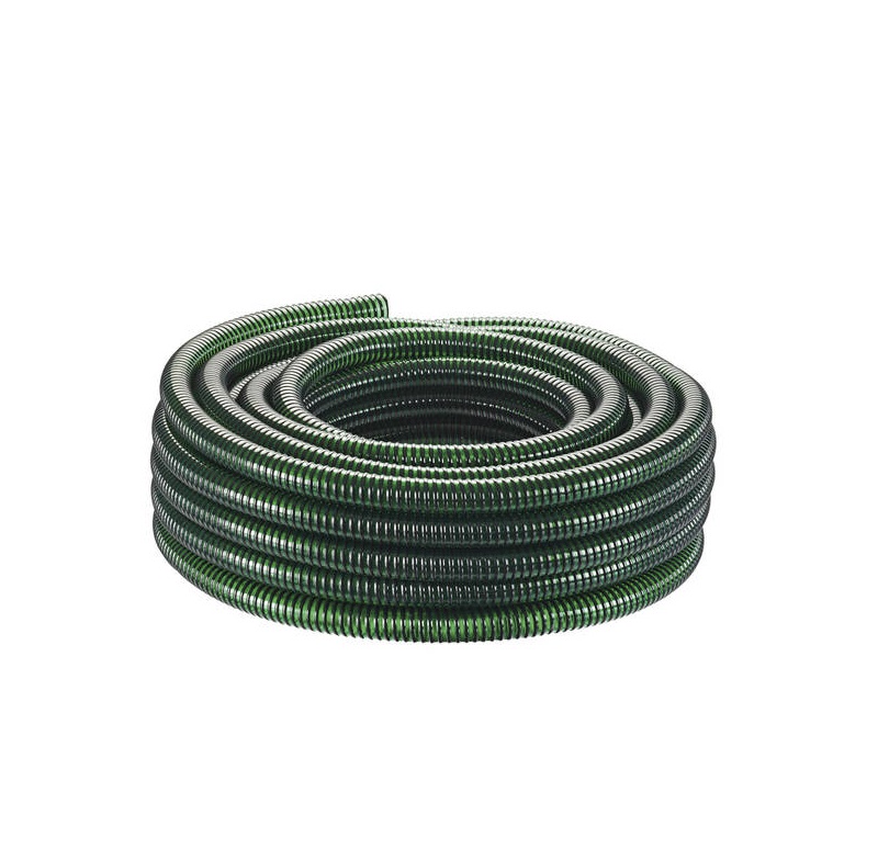 Oase 57562 Tubo A Spirale In PVC 10 M X 20 Mm - Nero, Resistente UV, Pressione 1 Bar - 2