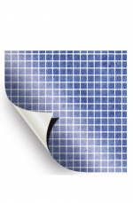 AVfol Relief - Mozaika 3D Jasnoniebieska; Szerokość 1,65 m, 1,6 mm, rolka 20 m - Folia basenowa