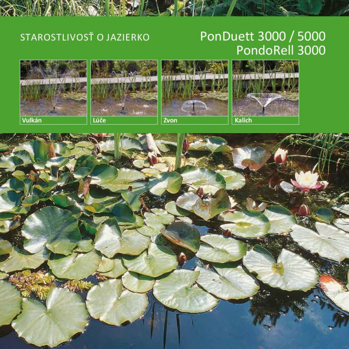 PONTEC PonDuett 5000 - Univerzálny jazierkový filter s fontánovou hlavicou