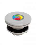 MINI Tube - VA-Düse 9 LED RGB Farbige, 8,2 W (Weiß) - für Fertigbecken