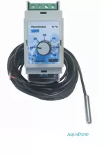 Elektronikus termosztát DIN-sínen (kapcsolótáblához)