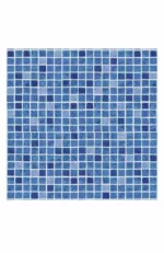 AVfol Decor Protiskluz - Mozaika Modrá; 1,65 m šíře, 1,5 mm, role 20 m - Bazénová fólie