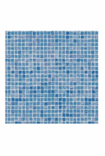 AVfol Decor Csúszásgátló - Azur Mozaik; 1,65 m szélesség, 1,5 mm vastagság, 25 m tekercs - Medence fólia