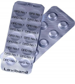 Test tablety DPD 1 Rapid Cl - 10 ks (volný chlór)