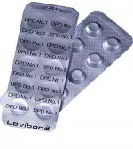 Test tablety DPD 1 Rapid Cl - 10 ks (volný chlór)