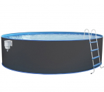 Bazén Nuovo antracitová 3,5 x 1,2 m set