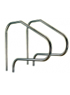 Ladder handrail with sleeve and rosette 1220 mm, AISI 316