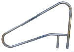 Leiter Handlauf mit Ankerhülsen - 1 Stück, 1360 mm, AISI 316