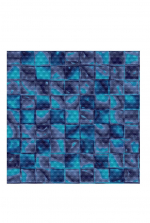 AVfol Decor Csúszásgátló - Electric Mozaik; 1,65 m szélesség, 1,5 mm vastagság, 25 m tekercs - Medence fólia