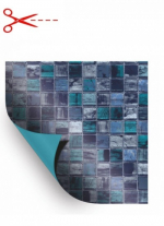 AVfol Decor - Mozaika Skyline; 1,65 m šírka, 1,5 mm, metráž - Bazénová fólia, cena je za m2