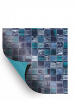 AVfol Decor - Skyline Mosaik; 1,65 m Breite, 1,5 mm, 25 m Rolle - Poolfolie