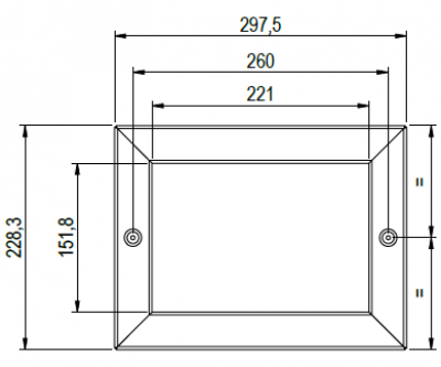 Ozdobný nerez rámček