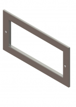 Cornice decorativa in acciaio inox per skimmer in plastica (56340)