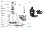 Ersatzteile für Komplette Sand-Filteranlext.e KIT 560 auf Palette mit Top Bettar 12, 12 m3/h Pumpe ohne Verbindungsleitung