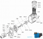 Pièces de rechange pour pompe Badu Prime 15, 400V
