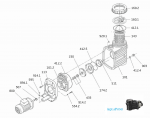 Ersatzteile für die Pumpe Bettar 8 - 230V, 8 m3/h, 0,30 kW