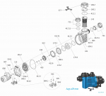 Ersatzteile für die Pumpe Badu Prime 25, 230V