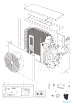 Alkatrészek a Rapid Mini inverter RMIC06 hőszivattyúhoz   hűtéssel 6kW