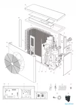 Náhradní díly pro tepelné  čerpadlo Rapid Mini inverter RMIC06   s chlazením 6kW