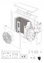 Náhradní díly pro tepelné  čerpadlo Rapid Mini Inverter RMIC08 s chladením 8kW  