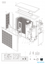 Náhradní díly pro tepelní čerpadlo Rapid Inverter RIC20 (IPHCR20) 8,5kW s chlazením