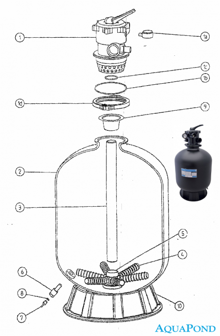 Azur 560 KIT + podstavec