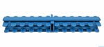 Roll túlfolyó rács - kétoldalas - szélesség: 245 mm, magasság 35 mm - világoskék RAL5024